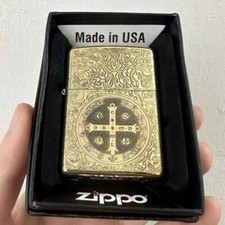 Cool Rare Limited Edition Zippo Lighter Constantine Carving Design