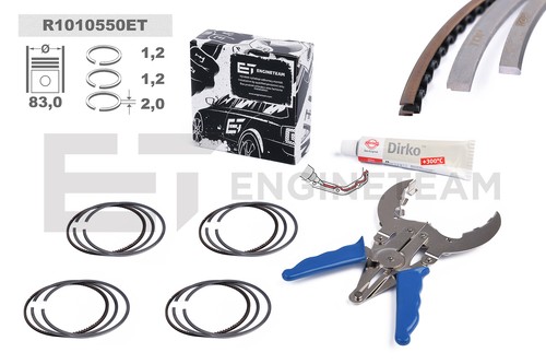 Piston ring kit audi - piston,