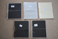 Stamp Album Pages / Sleeves for First Day Covers, 2 pocket. 4 ring, Various