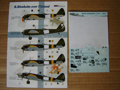 Oop aml decals blenheim - oop, 1/72