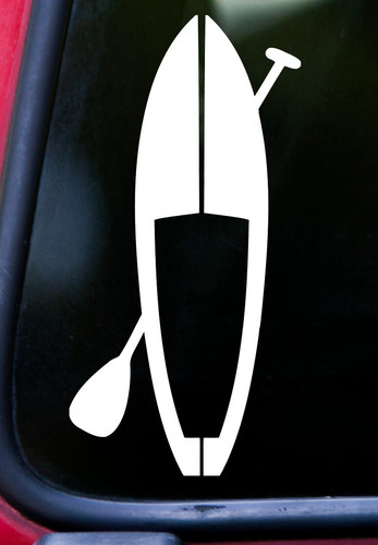 Paddle board vinyl decal sup - paddle,