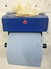 Tattoo shop, beauty parlor Blue Roll, Paper holder  with Latex glove box holder 