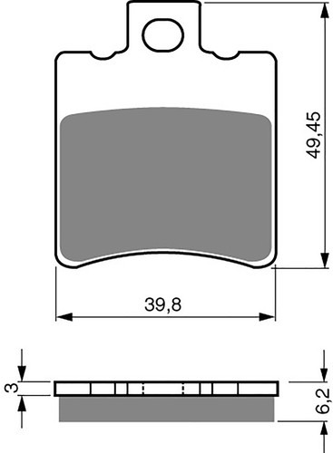 Brake disc pads front - brake,