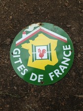 Gites De France Enamel Sign