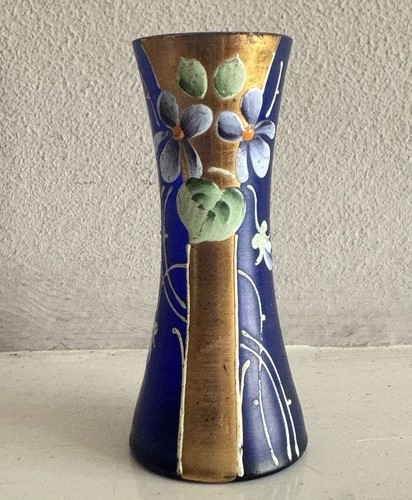 Bohemian glass vase - bohemian, 3”