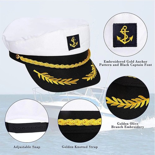 Navy captain hat skipper yacht - hat,