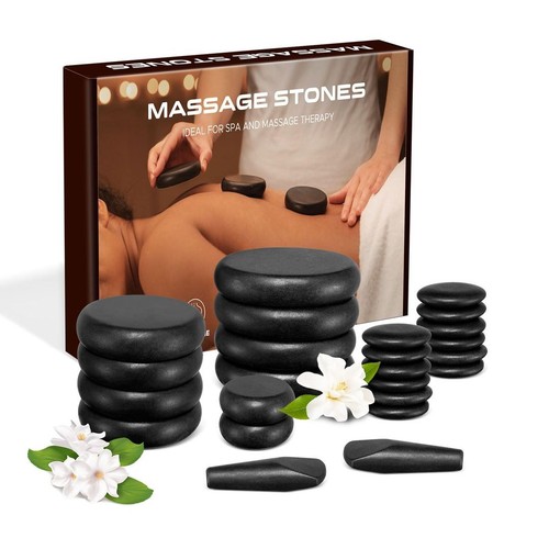 24pcs hot stones massage - stones, kit
