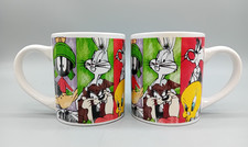 WARNER BROS Cartoon - Looney Tunes 8cm x 7cm Matching Ceramic Mugs  UNUSED