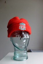 Vintage Adidas Liverpool FC wooly hat red white 2005 adult one size fits all
