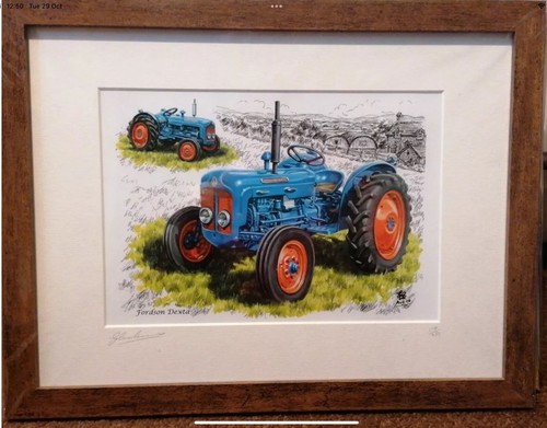 Framed picture print - a4,