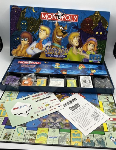 New scooby doo monopoly fright - new, scooby-doo