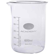 600ml glass beaker lab - glass,