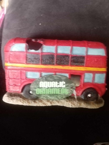 Aquatic old red bus - aquatic, double