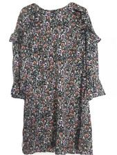 Monsoon Black Multi Peony Tunic Dress Size 12  Bnwt, RRP £65