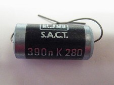 S A C T Audio Precision Axial Capacitor 390nF = 0.39uF 270V 280-394 11g EC16