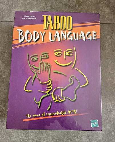 Hasbro taboo body language - body,