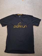 Mens ParkRun Black Orange Logo