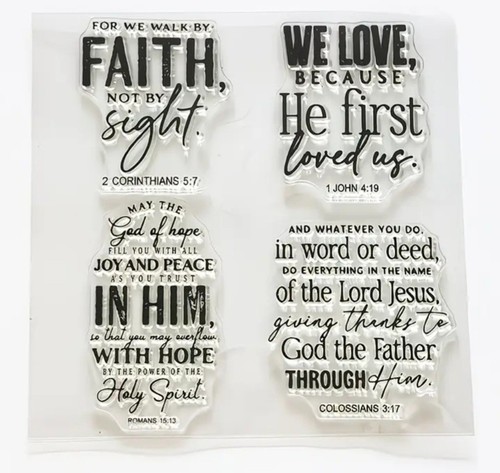 Clear stamps christian - stamps, bible