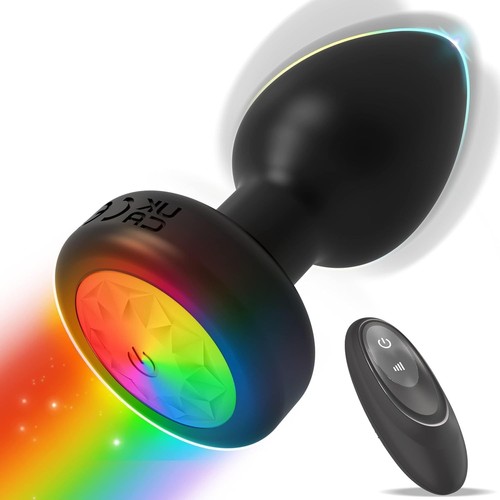 Remote anal butt plug vibrator - remote,