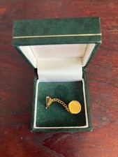 Men’s Gold-tone round Tie