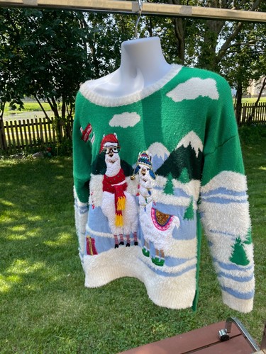 Xxl christmas sweater llamas - xxl,