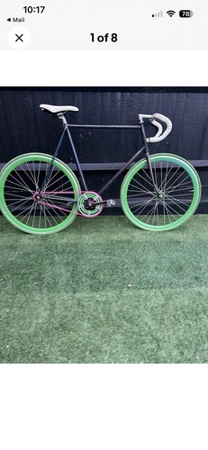 Fixie bike with - bike, wheels