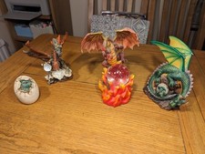  4x Dragon Figures Bundle -
