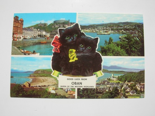 Oban postcard harbour - oban,