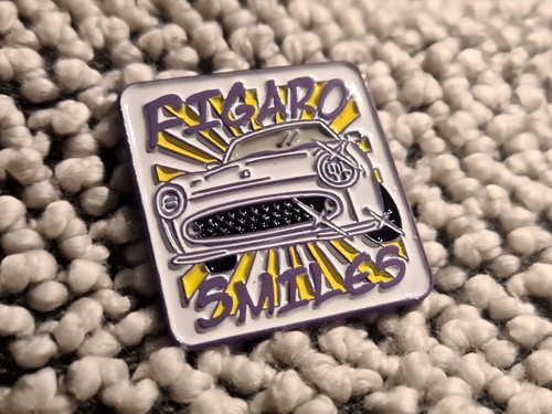 Figaro smiles lapel pins - figaro,