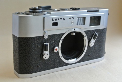 Leica chrome camera body - m5,