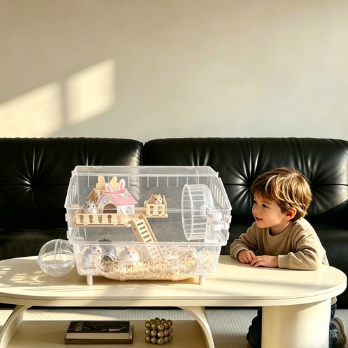 Acrylic hamster house - hamster,