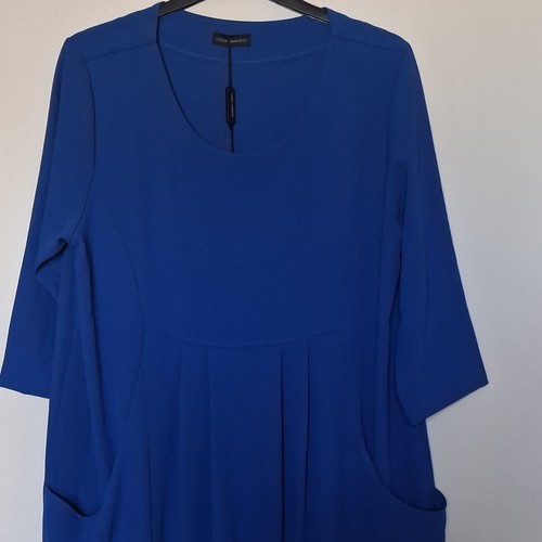 Luca vanucci royal blue linen - blue,