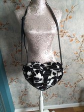 Dr Martens Cow Print Faux Fur