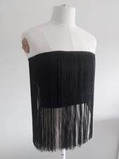 Zara black fitted cropped