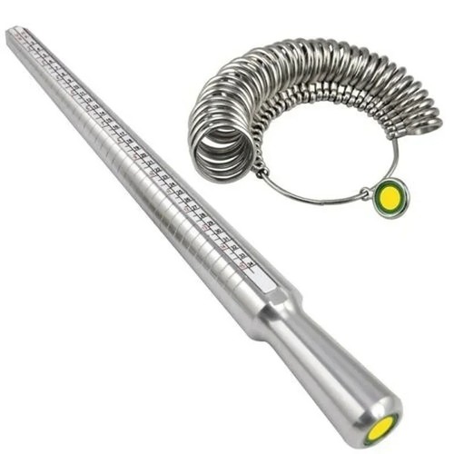 Ring sizer set metal mandrel - set,