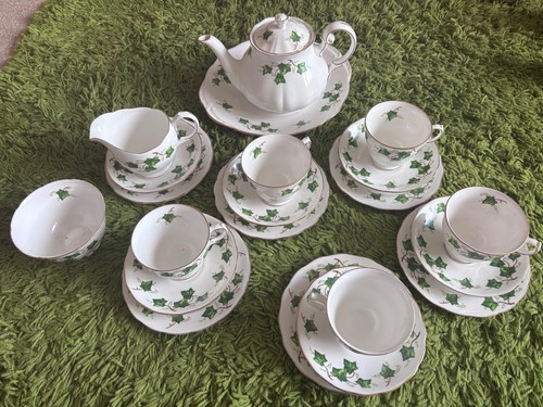 Colclough tea set ivy pattern - set-,