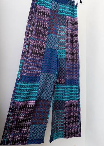 Patchwork boho wide - , leg