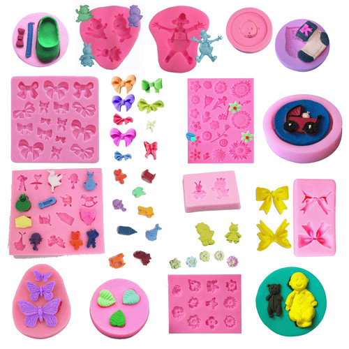 Charming pink silicone moulds - charming,
