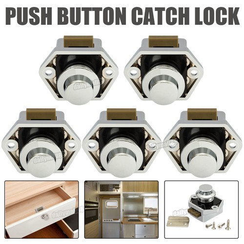 Push button catch lock door - lock,