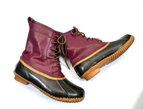 Lands end duck boots - women, 7b
