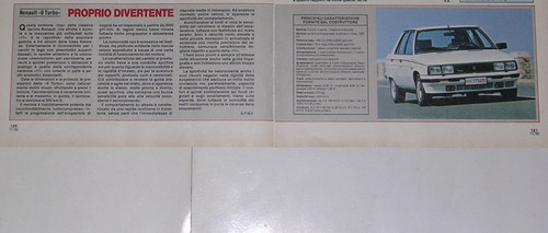 1985 renault turbo car - renault, 9