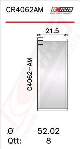 King cr4062am1 connecting - king, cr4062am1.0