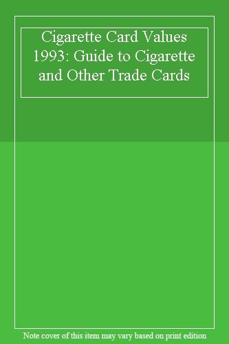 Cigarette card values 1993 - cigarette,