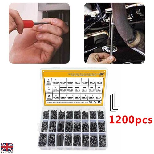 1200pcs box assorted - 1200pcs/box, m3