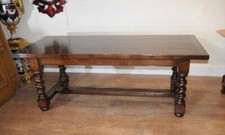 Oak Refectory Table - Barley