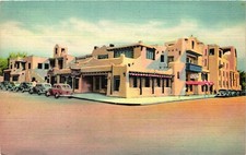 La Fonda Hotel Postcard Santa