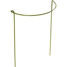2x Plant Supports Metal Hoops Stakes Garden Herbaceous Frame Grow link 45x30cm