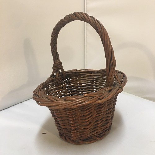 Woven willow basket home - basket,
