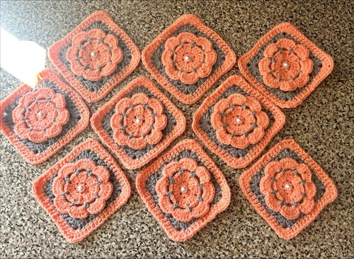 Set crochet granny - 9,