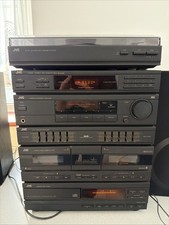 Retro JVC HIFI system with turntable CD, Turner, Equaliser & Double Cassette 